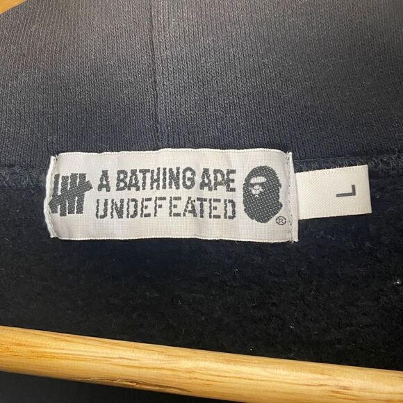 A Bathing Ape BAPE X UNDEFEATED PULLOVER HOODIE - Picture 12 of 14